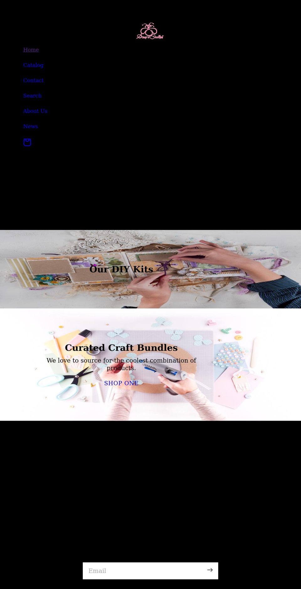 scrap-a-doodles.com shopify website screenshot