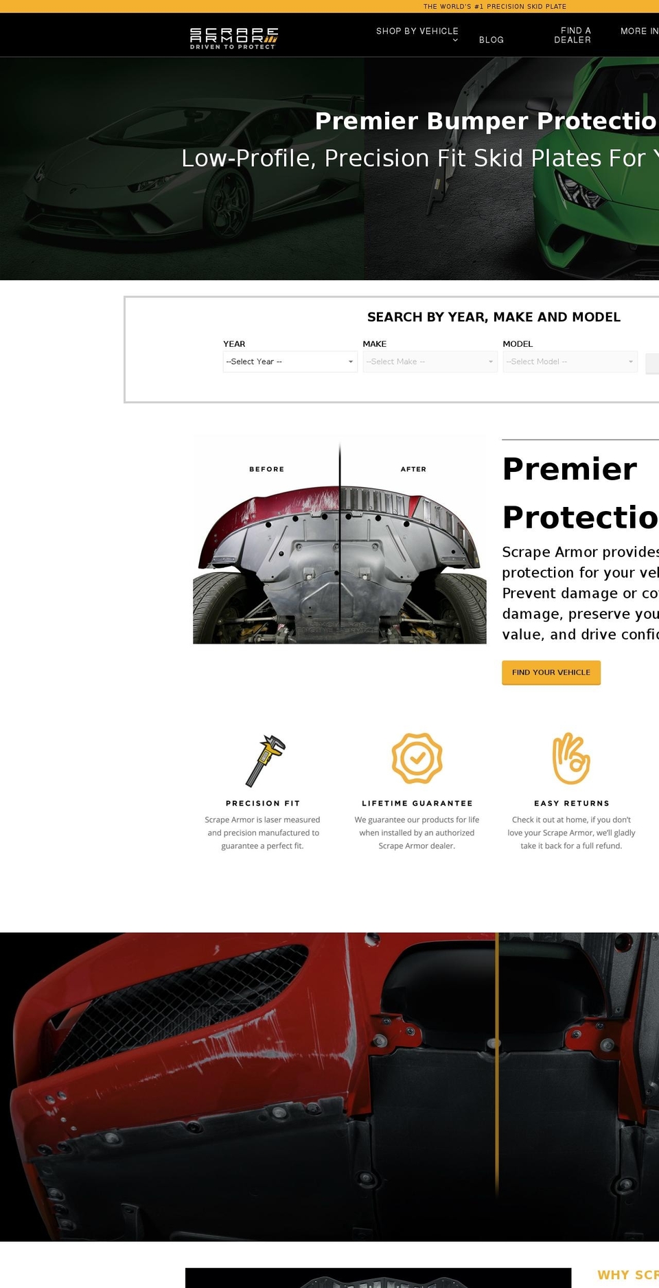 Scrape Armor -- Supple Wholesale Installed Shopify theme site example scrapearmour.biz