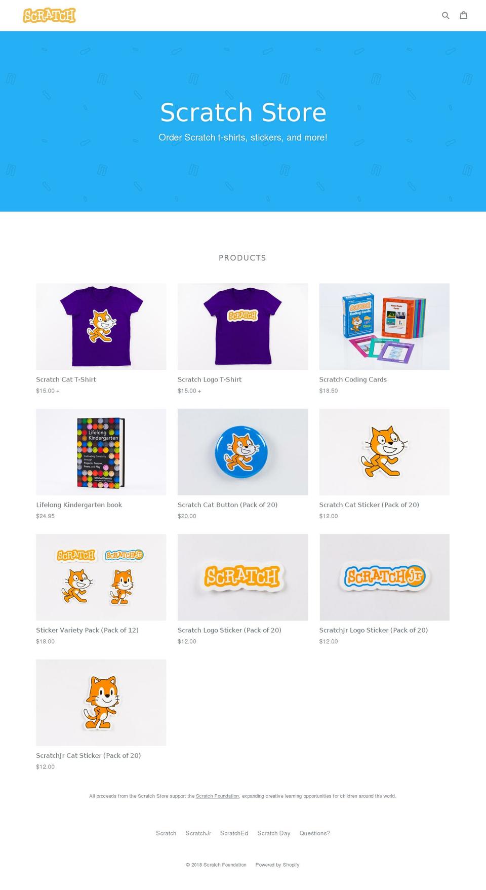 scratch-foundation.myshopify.com shopify website screenshot