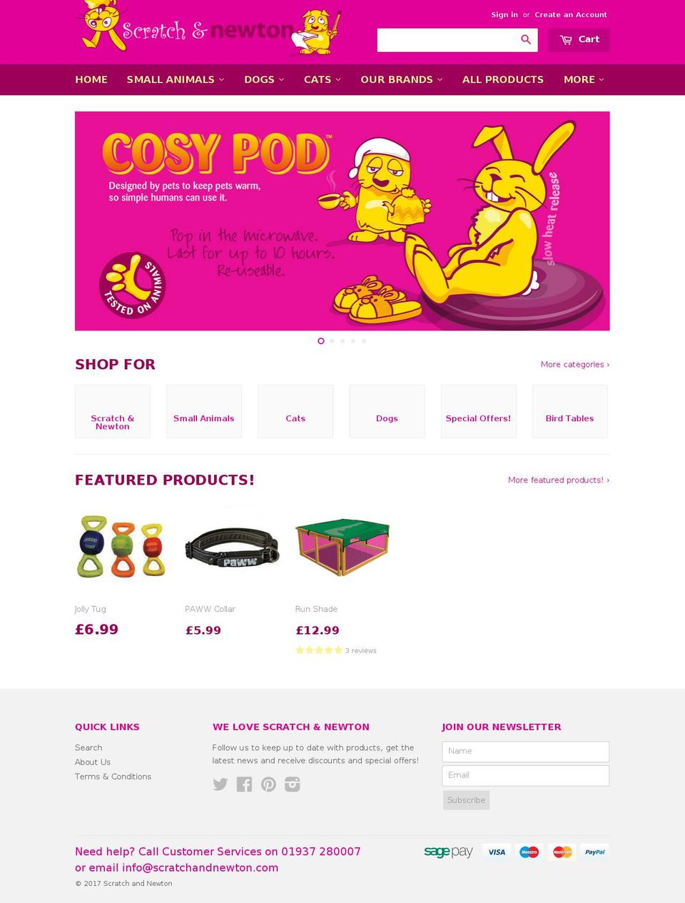 boundless Shopify theme site example scratchandnewton.com