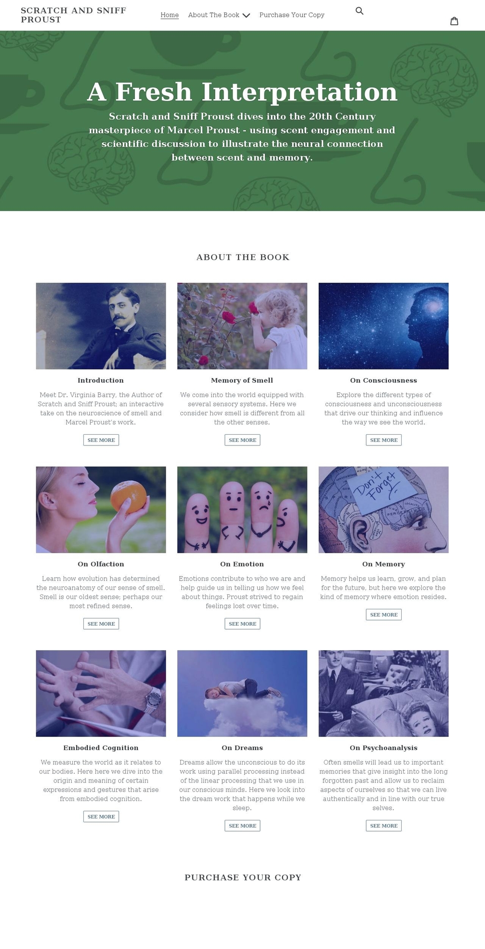 scratchandsniffproust.com shopify website screenshot