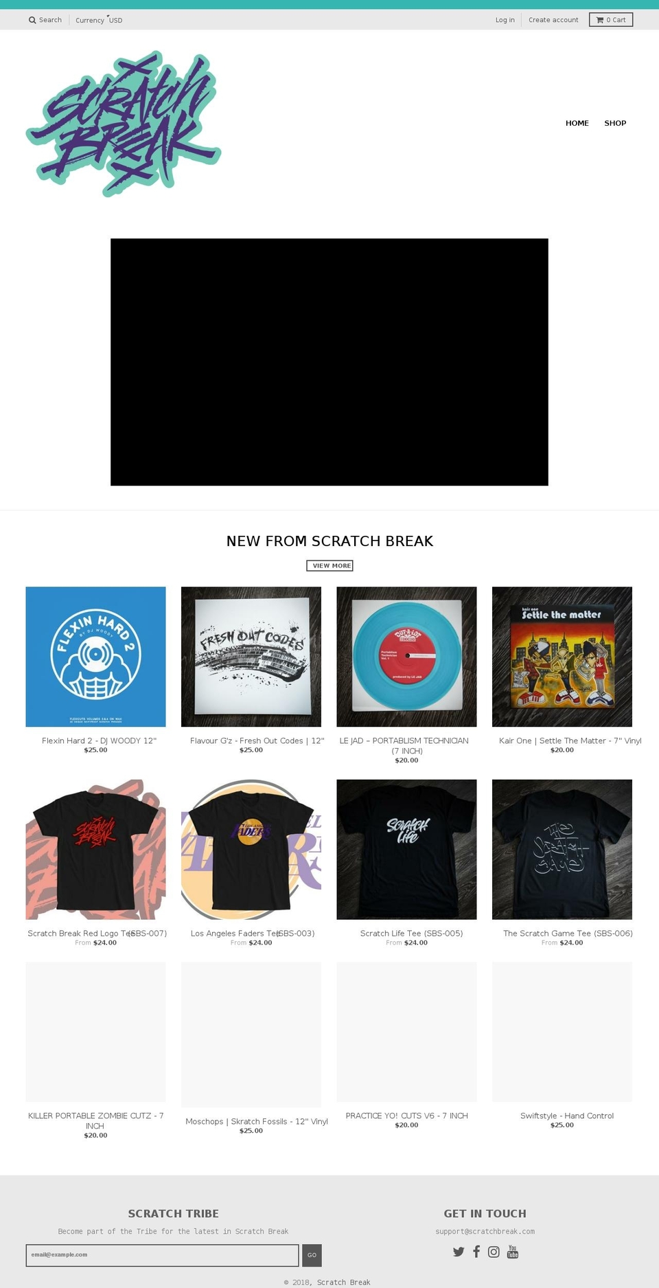 scratchbreak.com shopify website screenshot