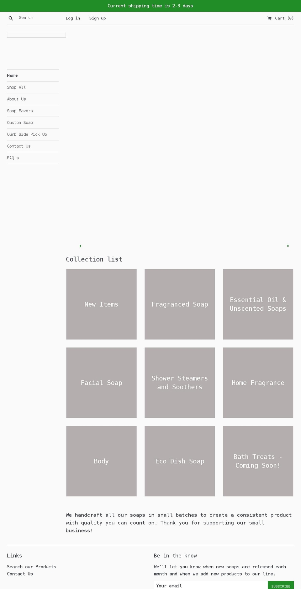 screaminggoatsoapco.com shopify website screenshot