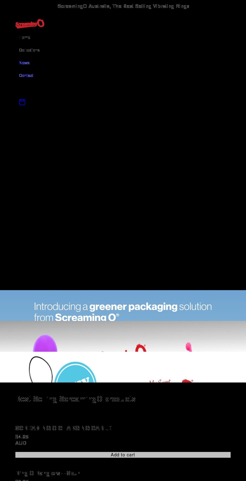 screamingoaustralia.com.au shopify website screenshot
