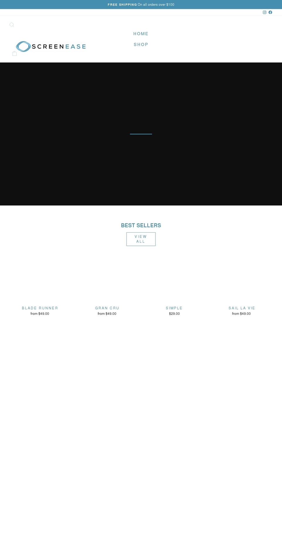 screenease.com shopify website screenshot