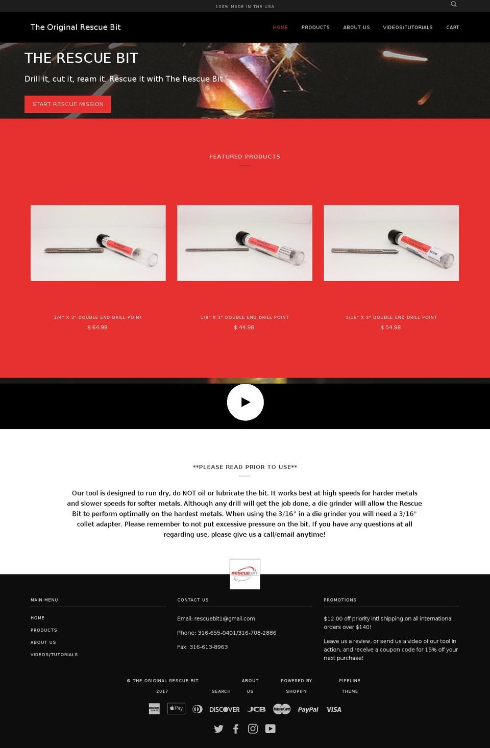 screwextractorremovaltool.com shopify website screenshot