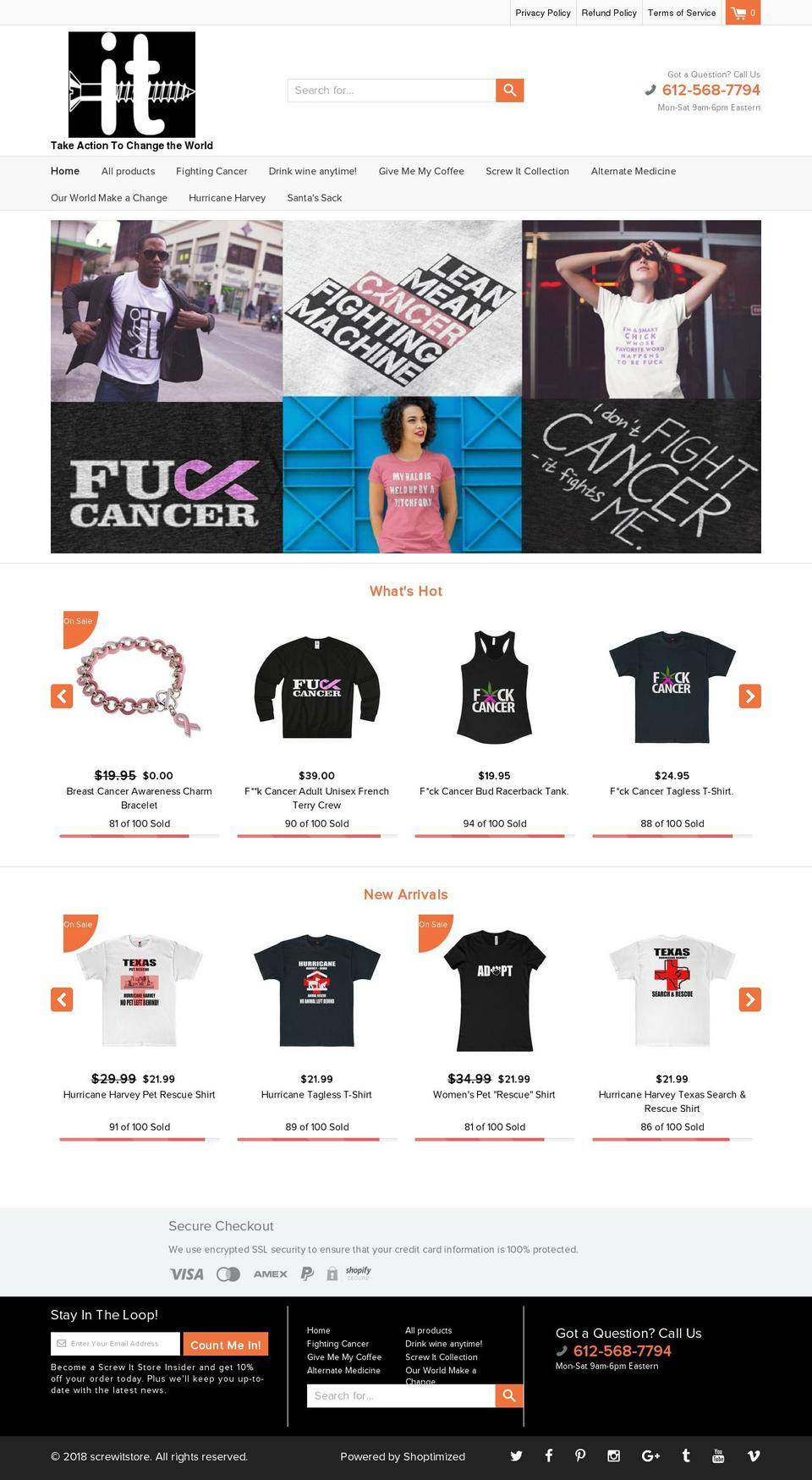 screwitshop.com — Shopify storefront screenshot