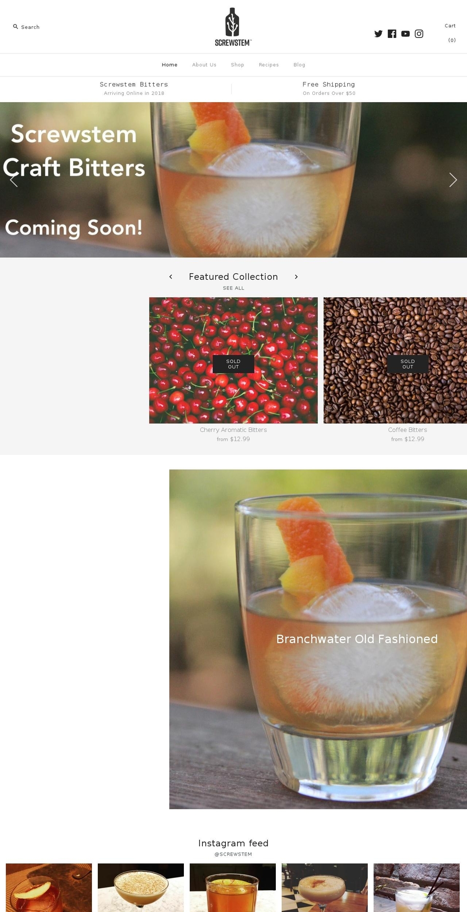 screwstem.com — Shopify storefront screenshot
