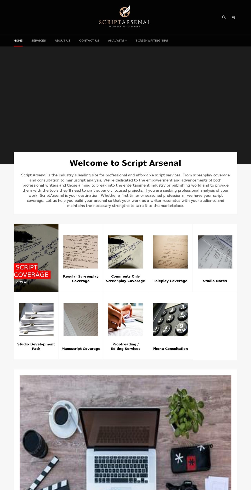 scriptarsenal.com — Shopify storefront screenshot