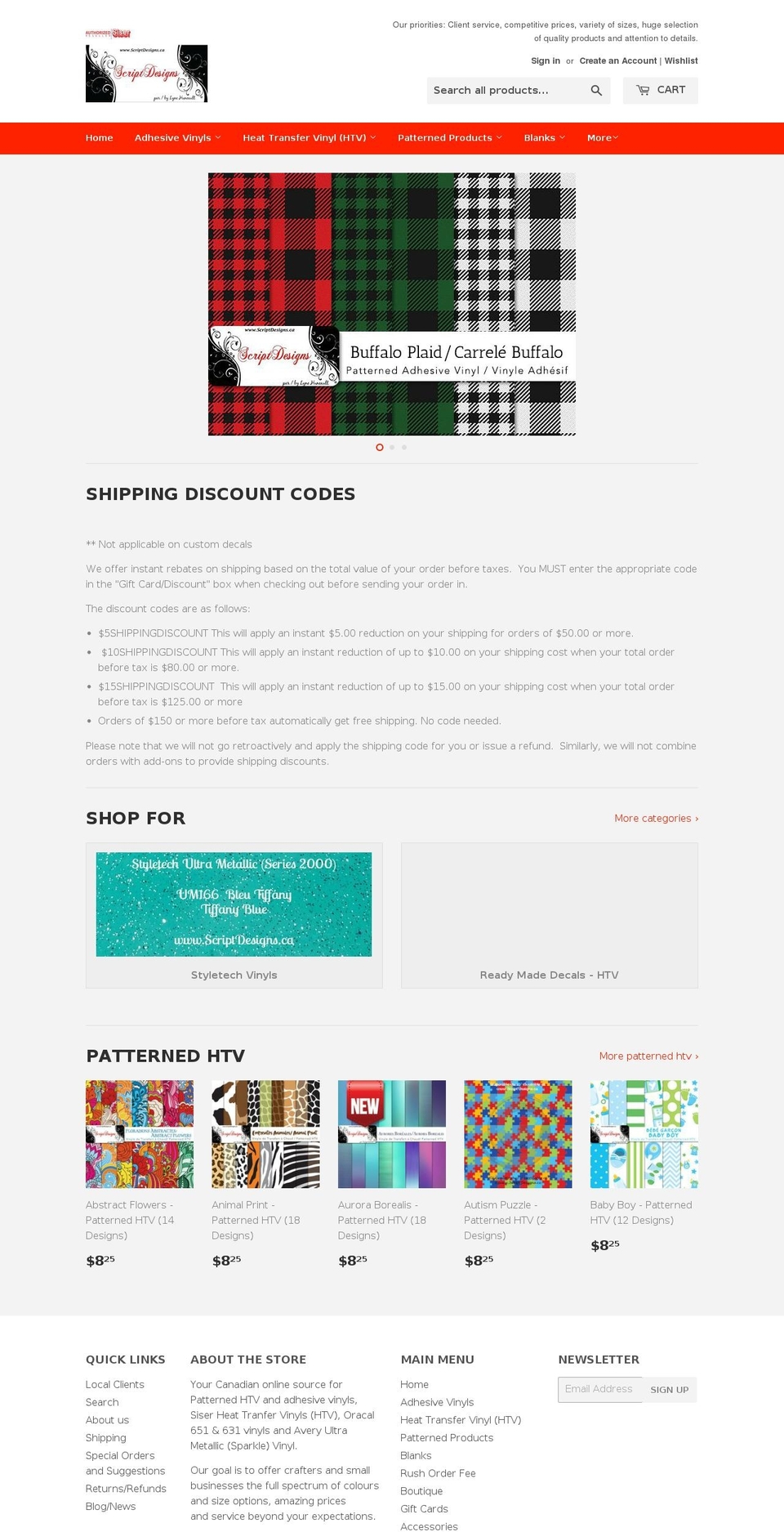 scriptdesigns.myshopify.com shopify website screenshot