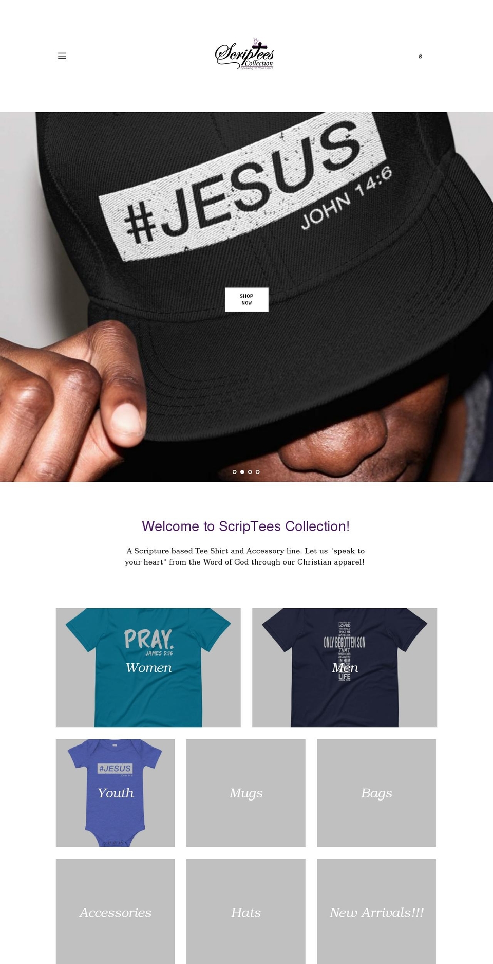 scripteescollection.com shopify website screenshot