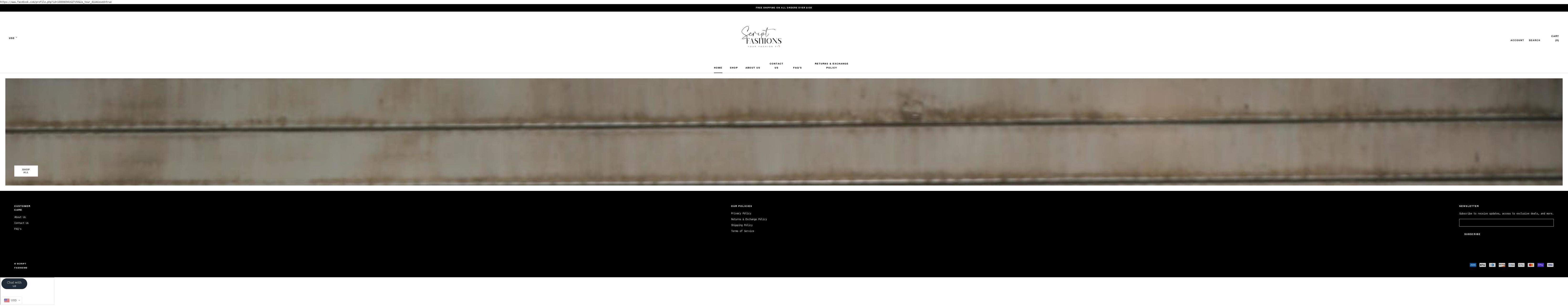 scriptfashions.com shopify website screenshot
