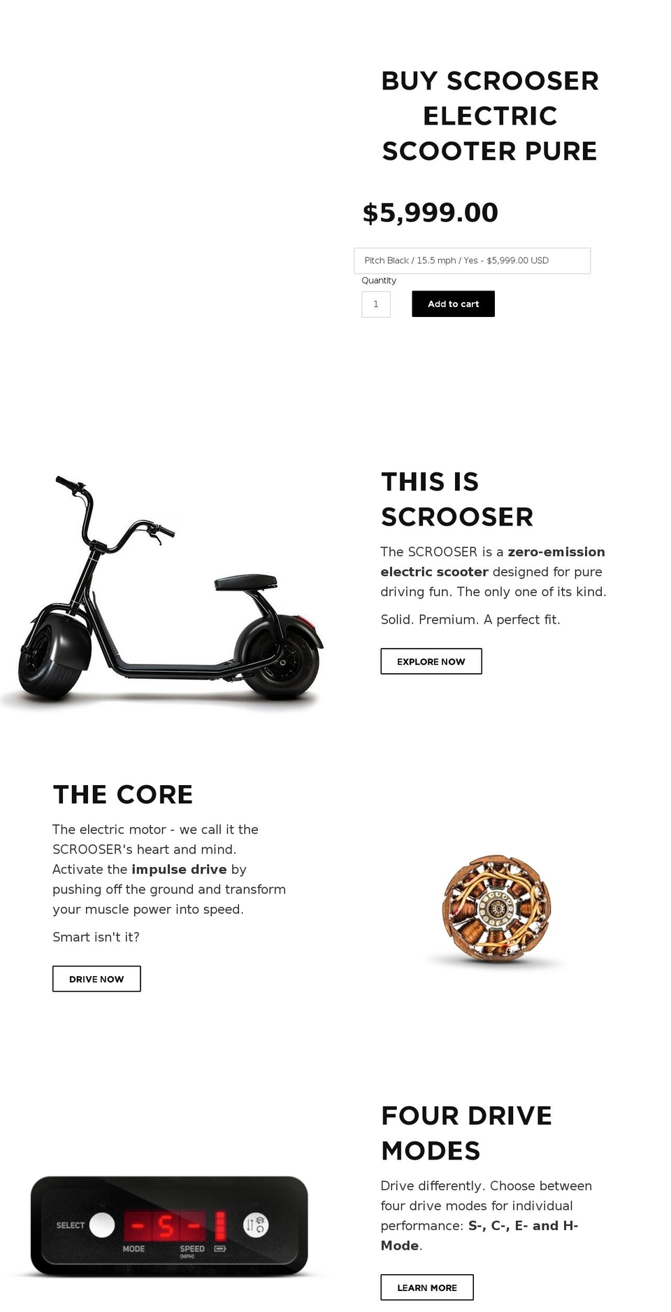 scrooser.co shopify website screenshot