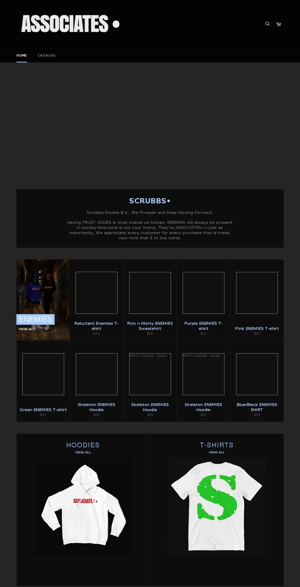 scrubbs.shop shopify website screenshot