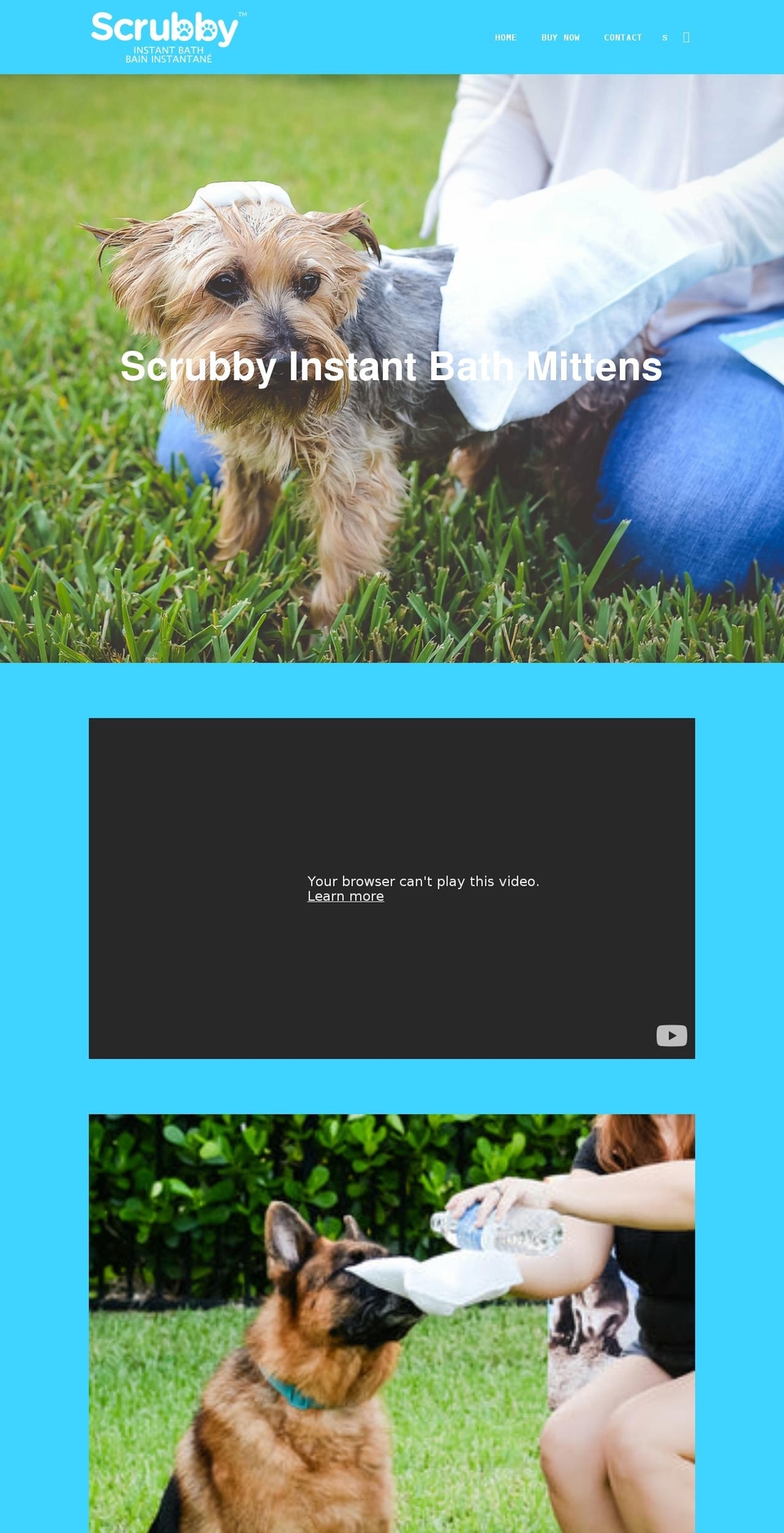 scrubby.ca shopify website screenshot