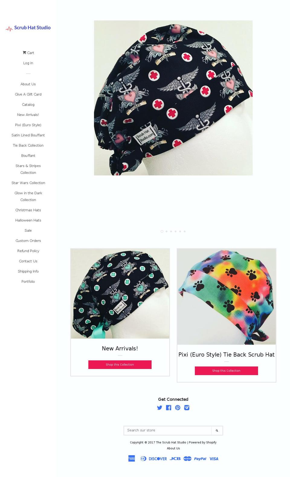 scrubhatstudio.com shopify website screenshot