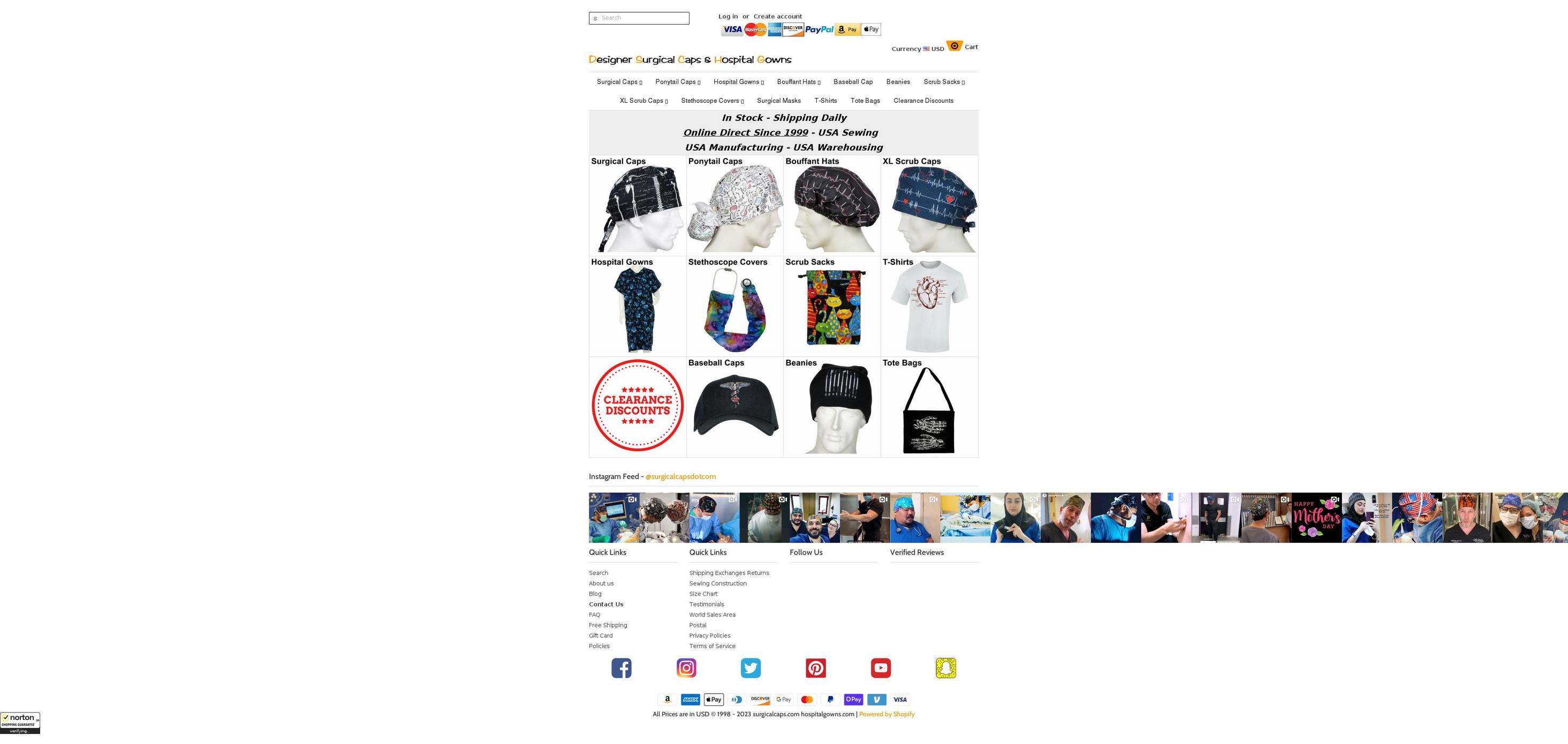 scrubsack.com — Shopify storefront screenshot