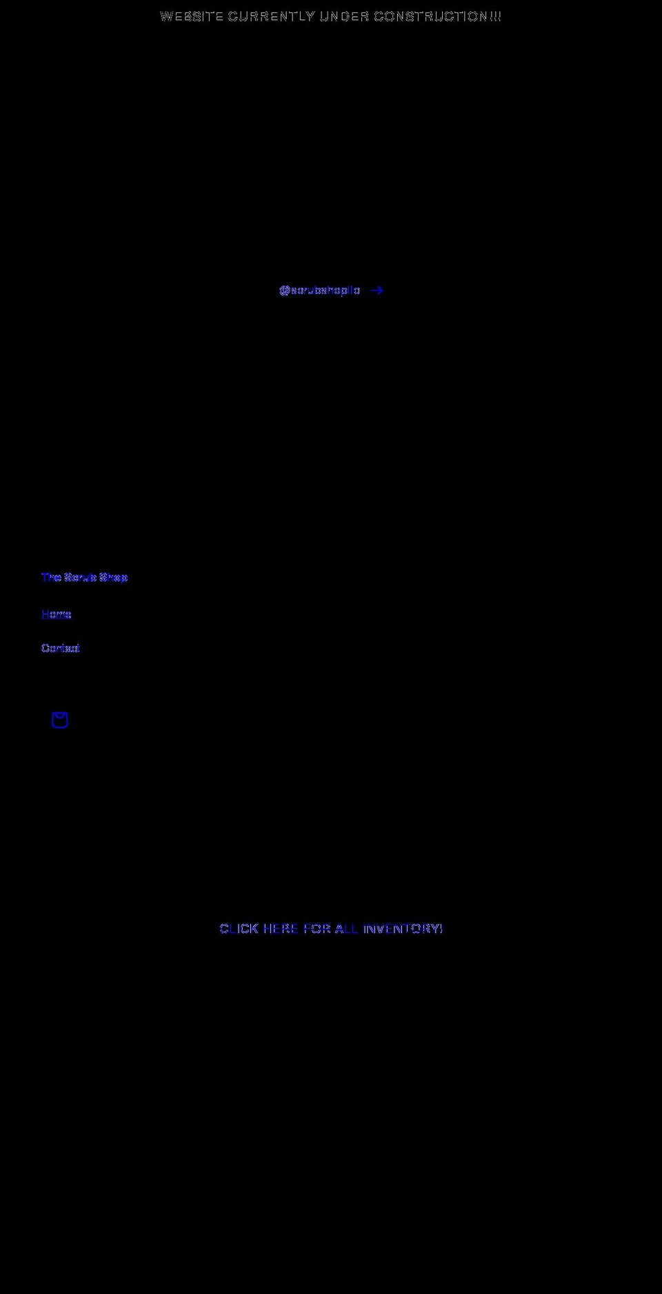 scrubshopllc.com shopify website screenshot