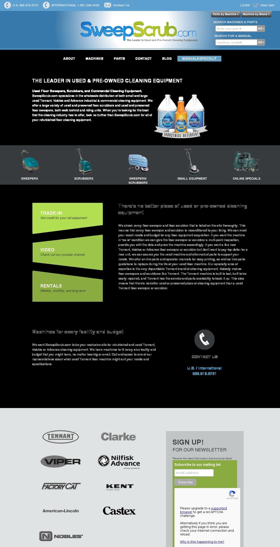 scrubsweep.com shopify website screenshot