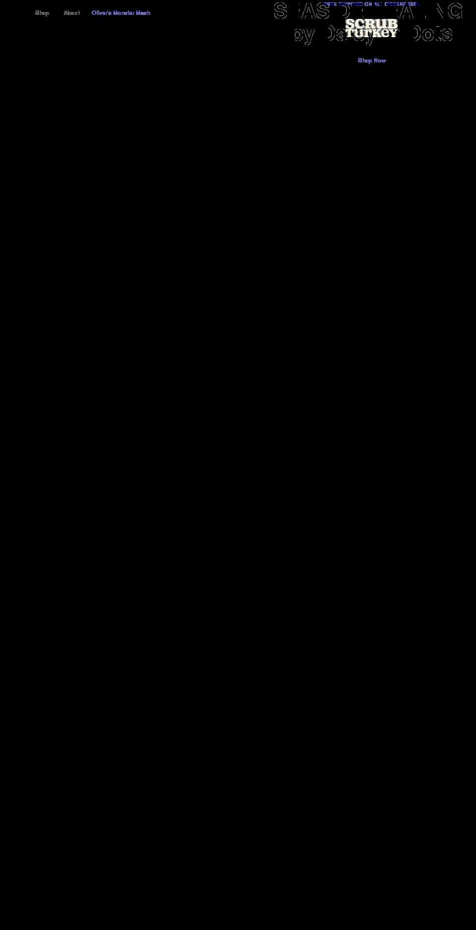 scrubturkey.com.au shopify website screenshot