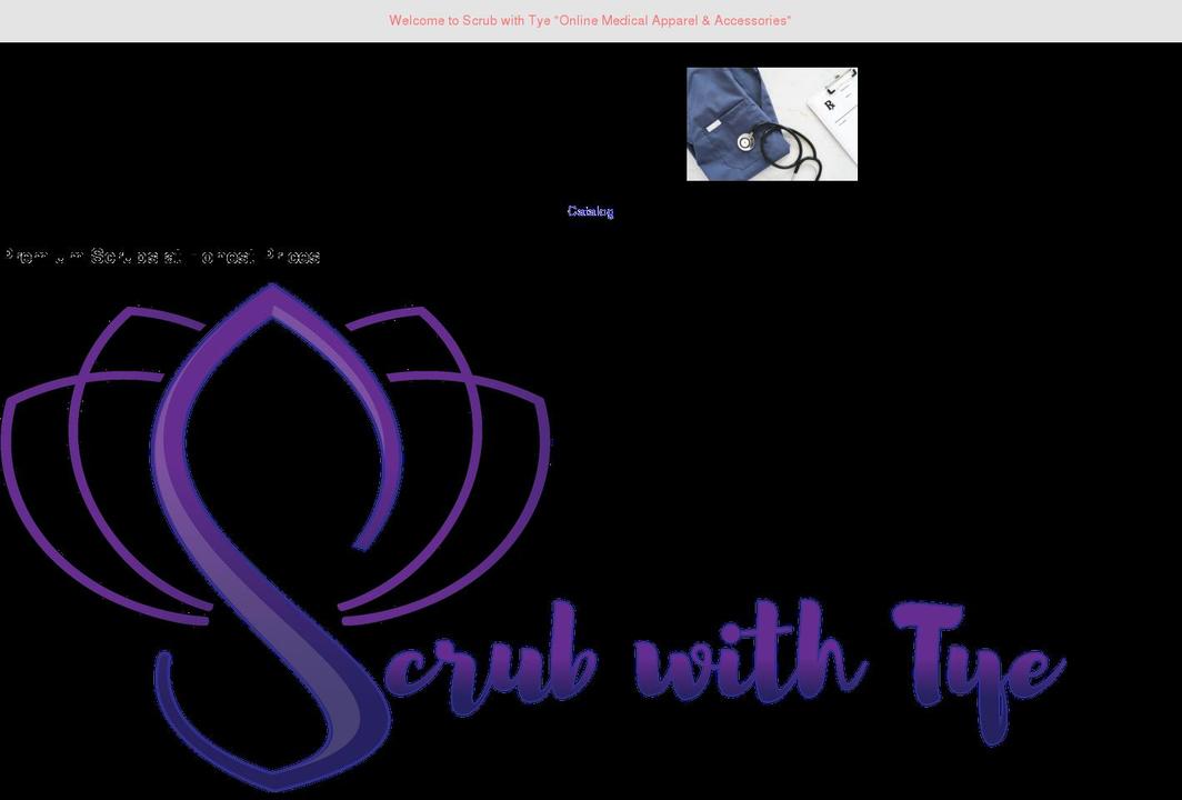 scrubwithtye.org shopify website screenshot