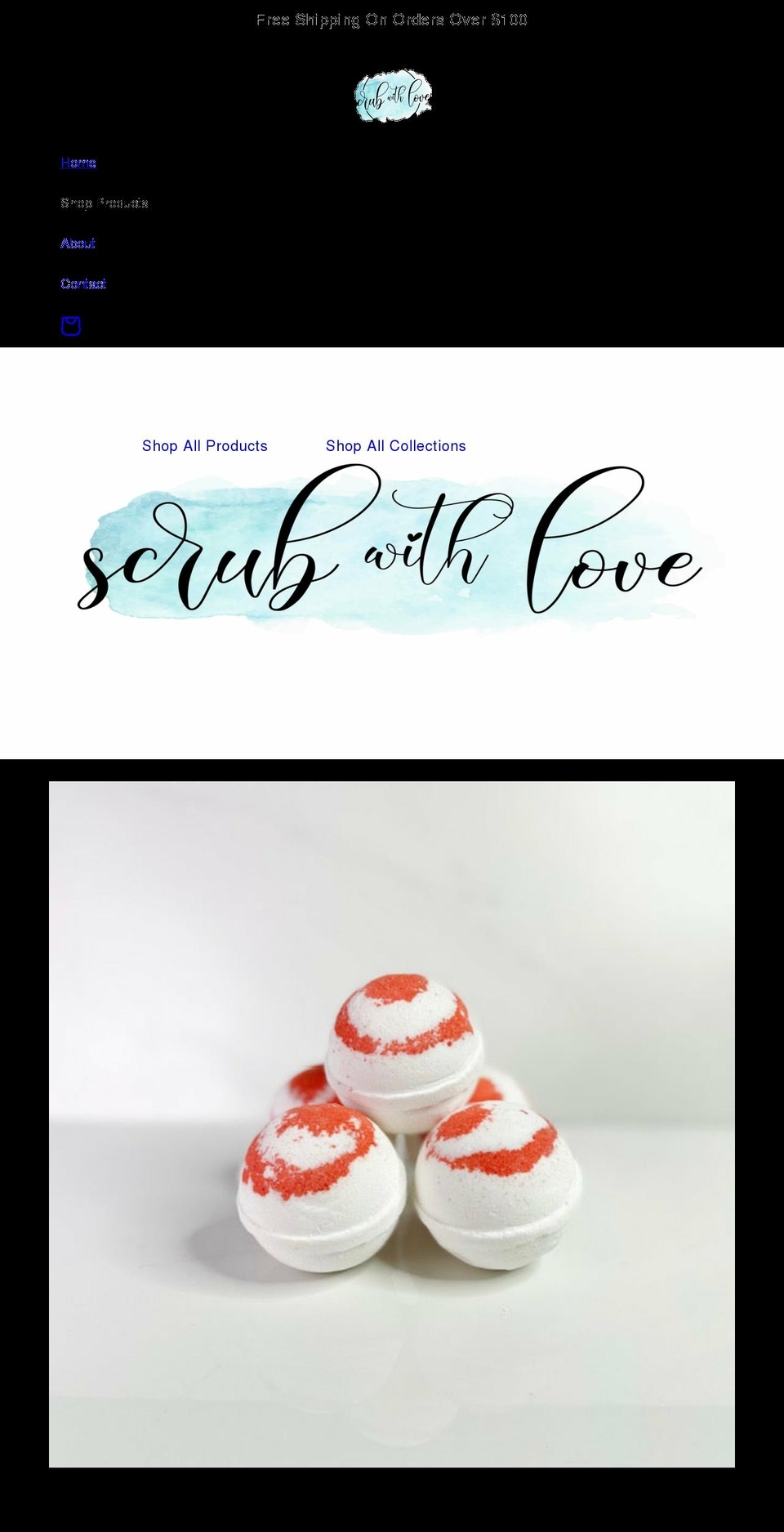 scrubwlove.com shopify website screenshot