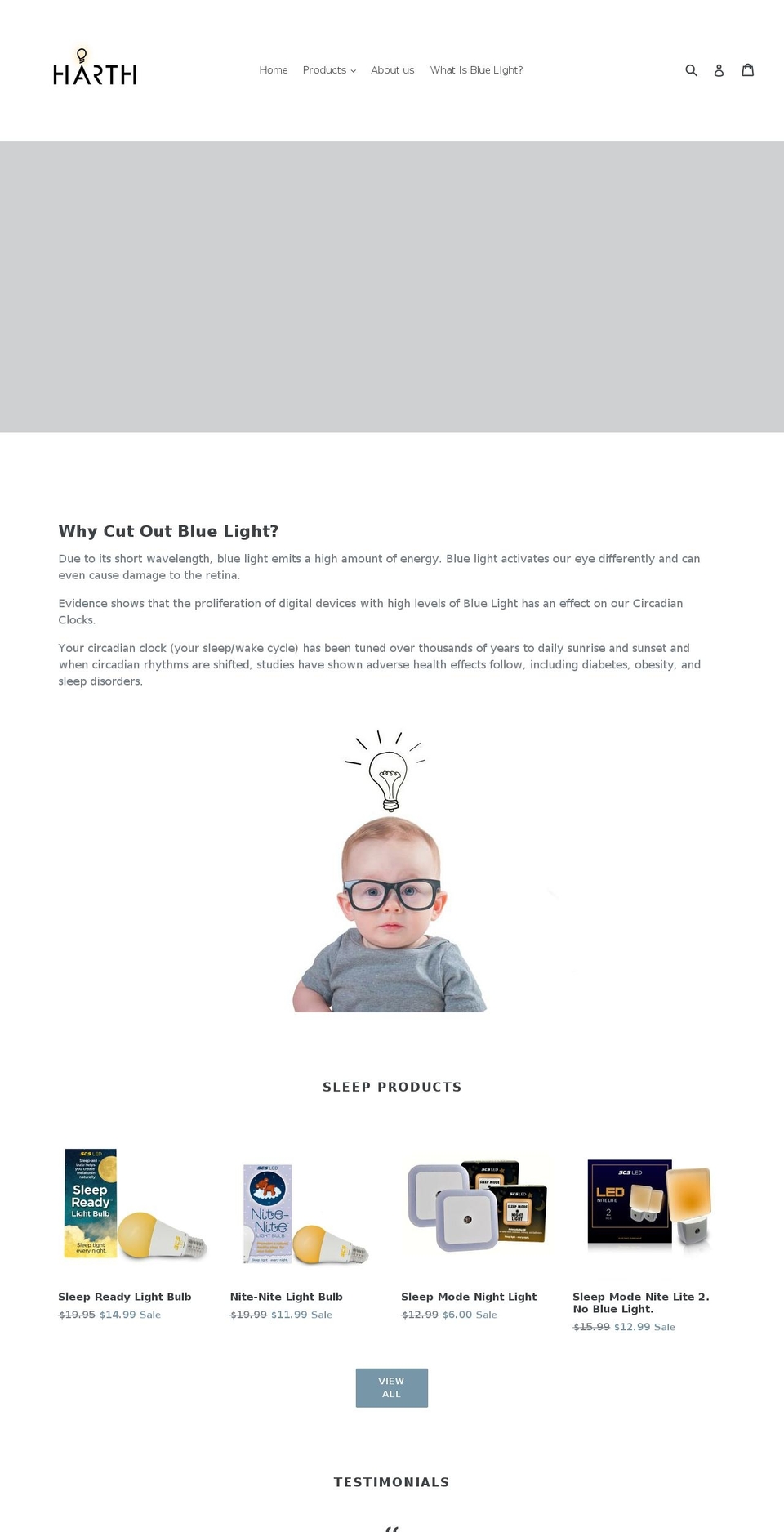 scslight.com shopify website screenshot