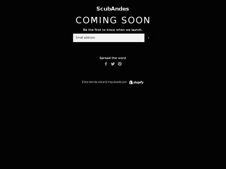 scubandes.com — Shopify storefront screenshot