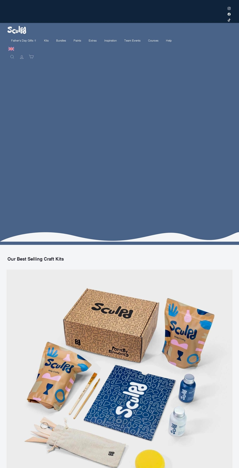 sculpd.co.uk shopify website screenshot