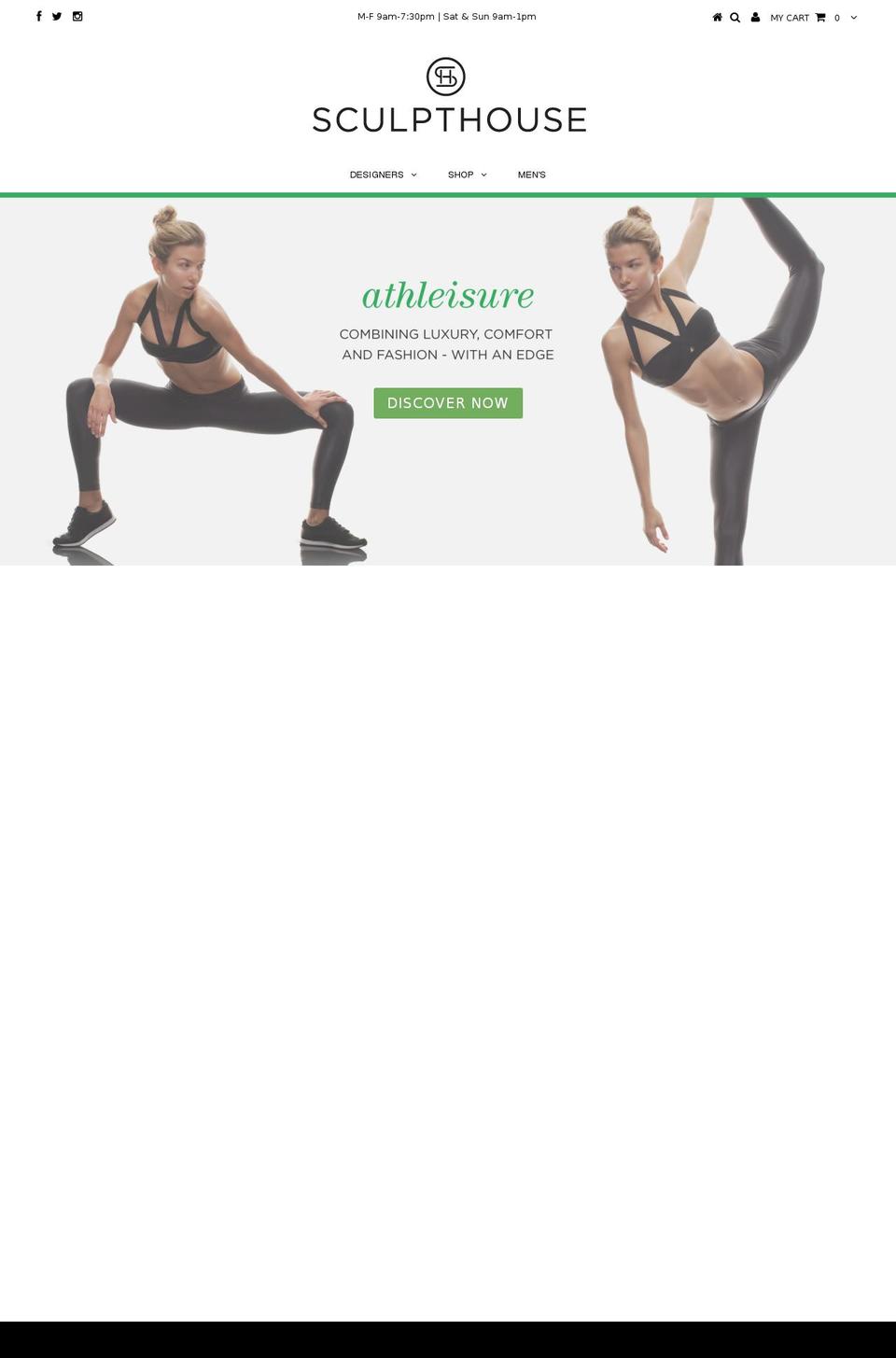 sculpthouseboutique.com shopify website screenshot