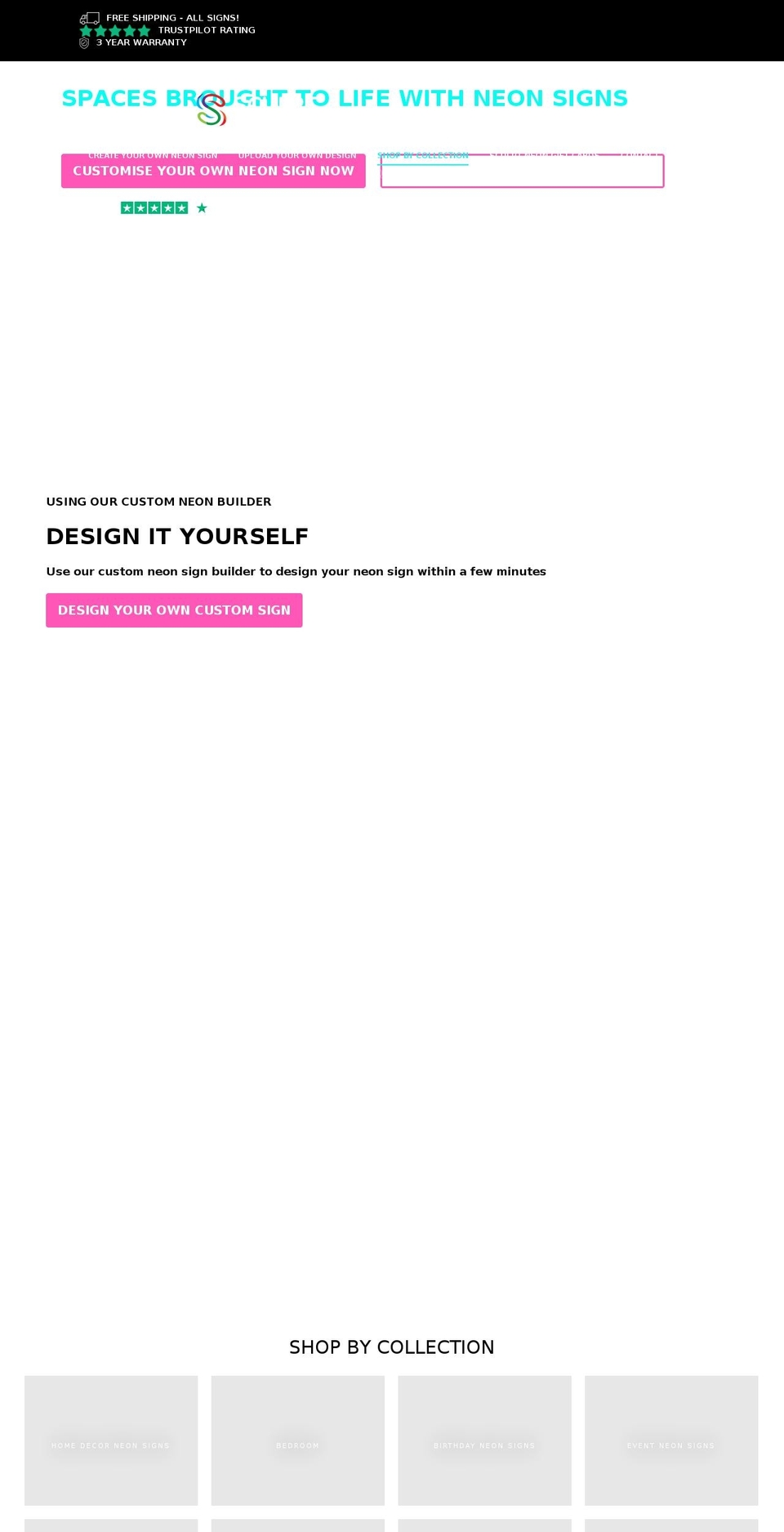 sculptneonsigns.com.au shopify website screenshot
