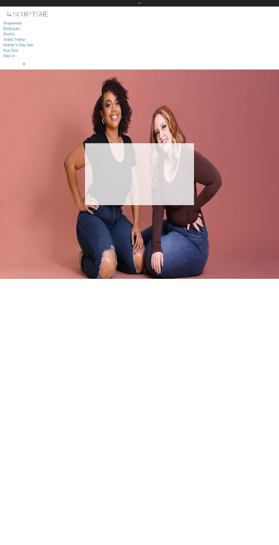 sculptshe.com shopify website screenshot