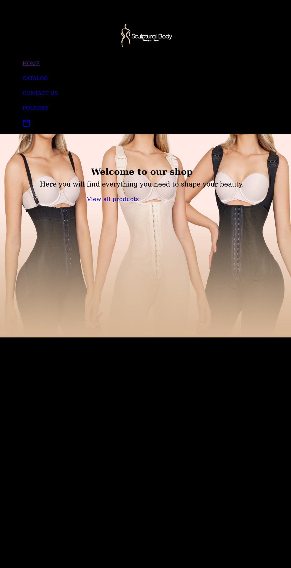 sculpturalbody.com shopify website screenshot