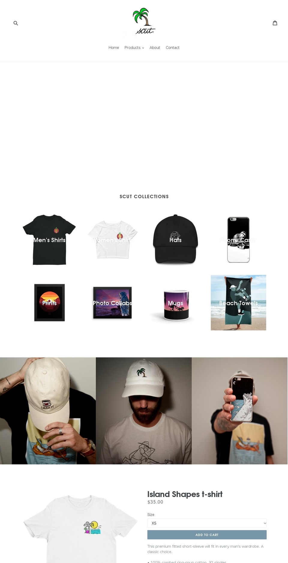 scutillustration.com — Shopify storefront screenshot