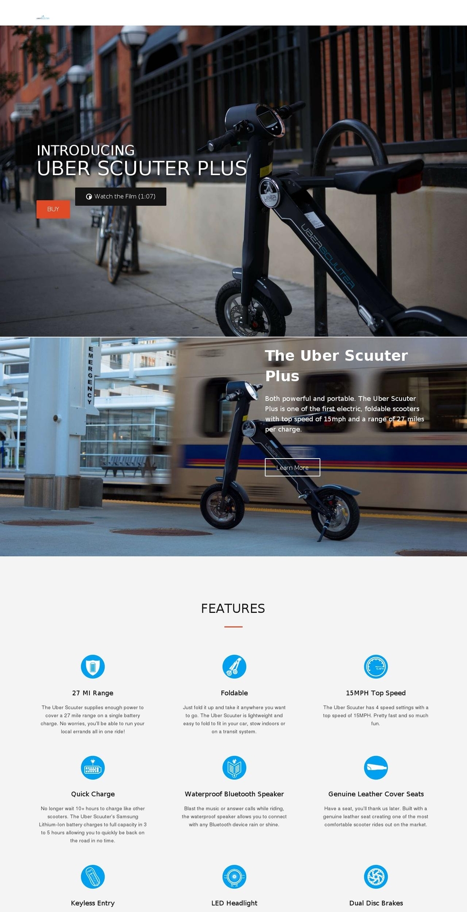 scuutie-the-foldable-scooter.myshopify.com shopify website screenshot