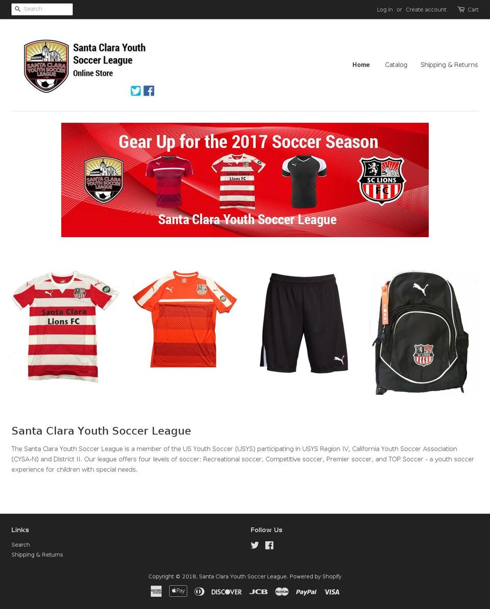 scyslstore.org shopify website screenshot