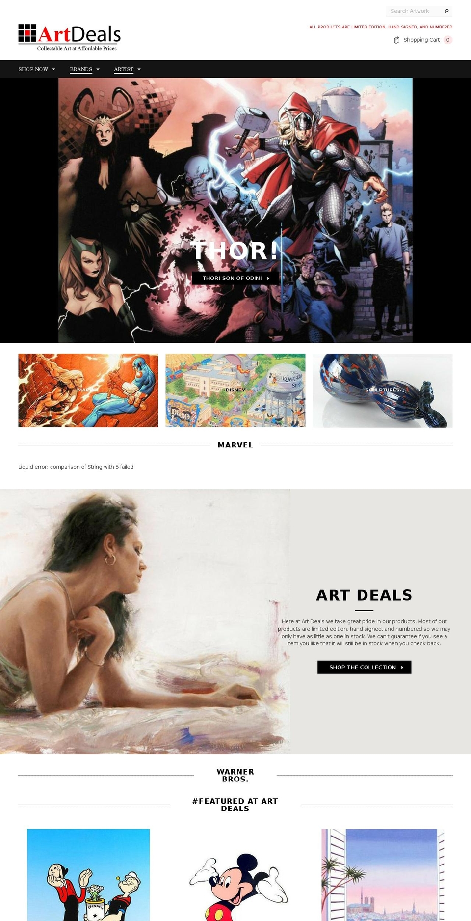 sdartdeals.com shopify website screenshot