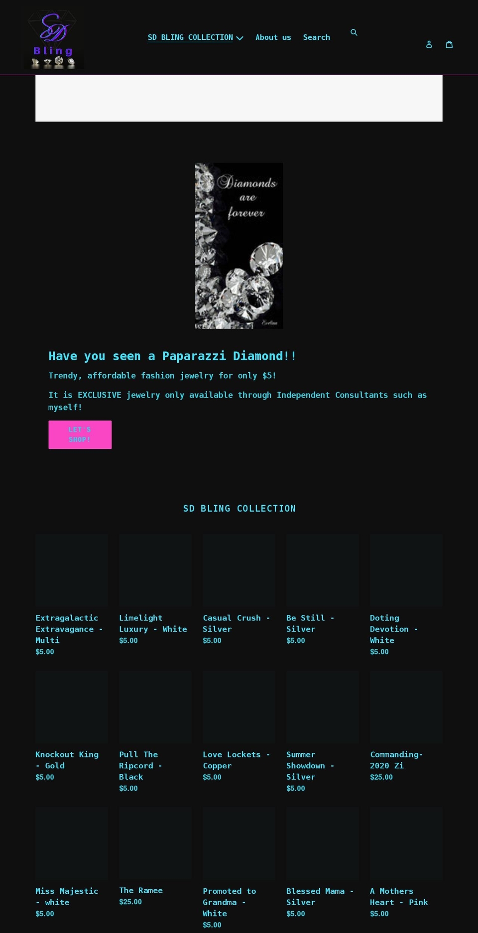 sdbling.com shopify website screenshot