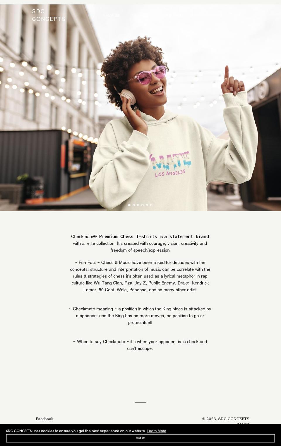 sdcconcepts.com shopify website screenshot