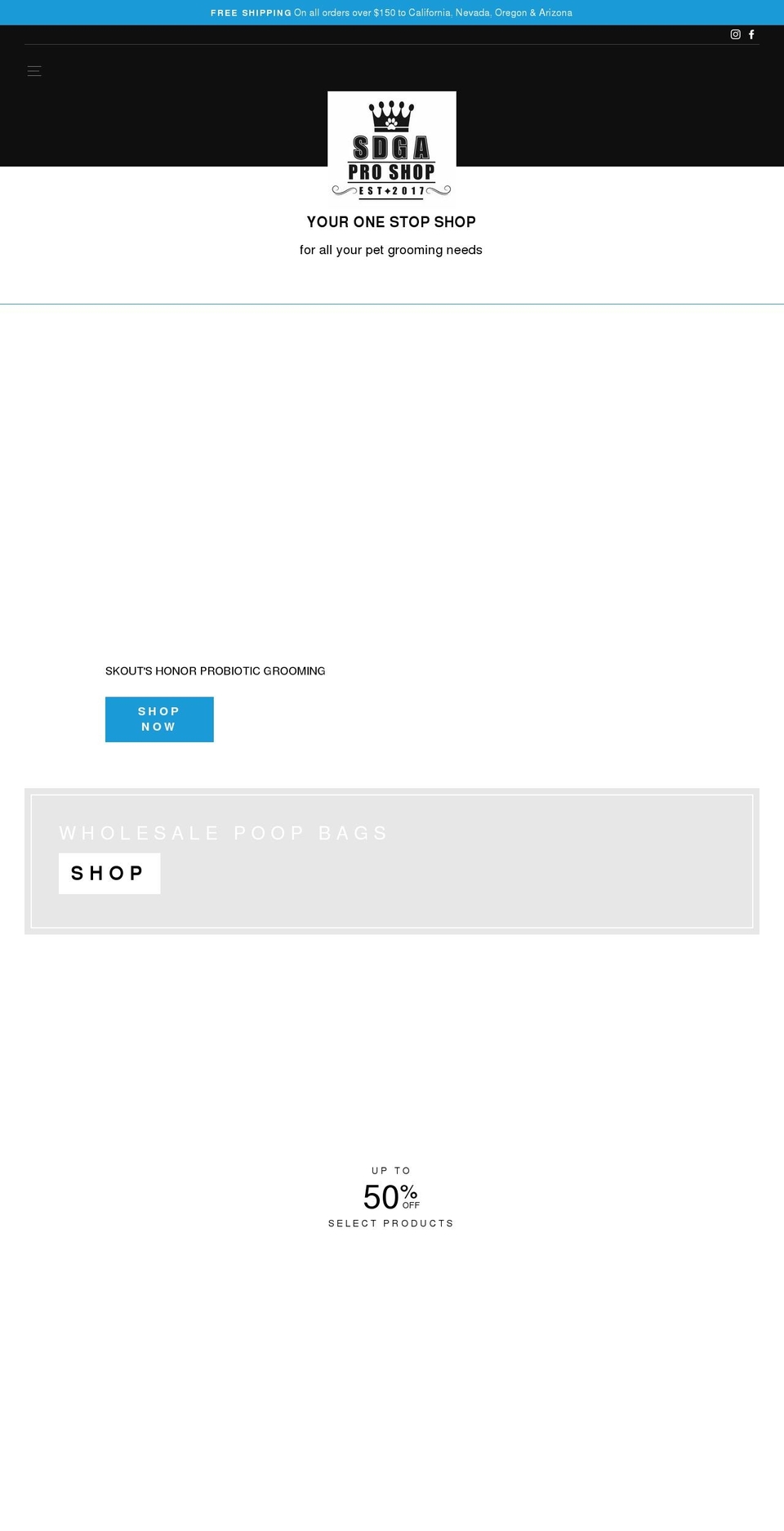 ITGWORK Shopify theme site example sdgapro.shop