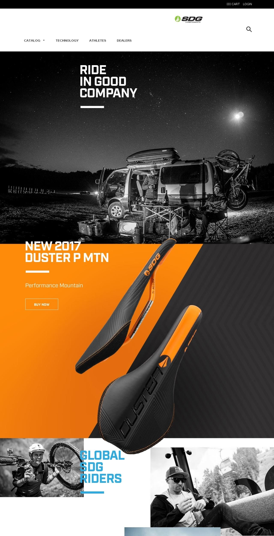 sdgcomponents.com shopify website screenshot