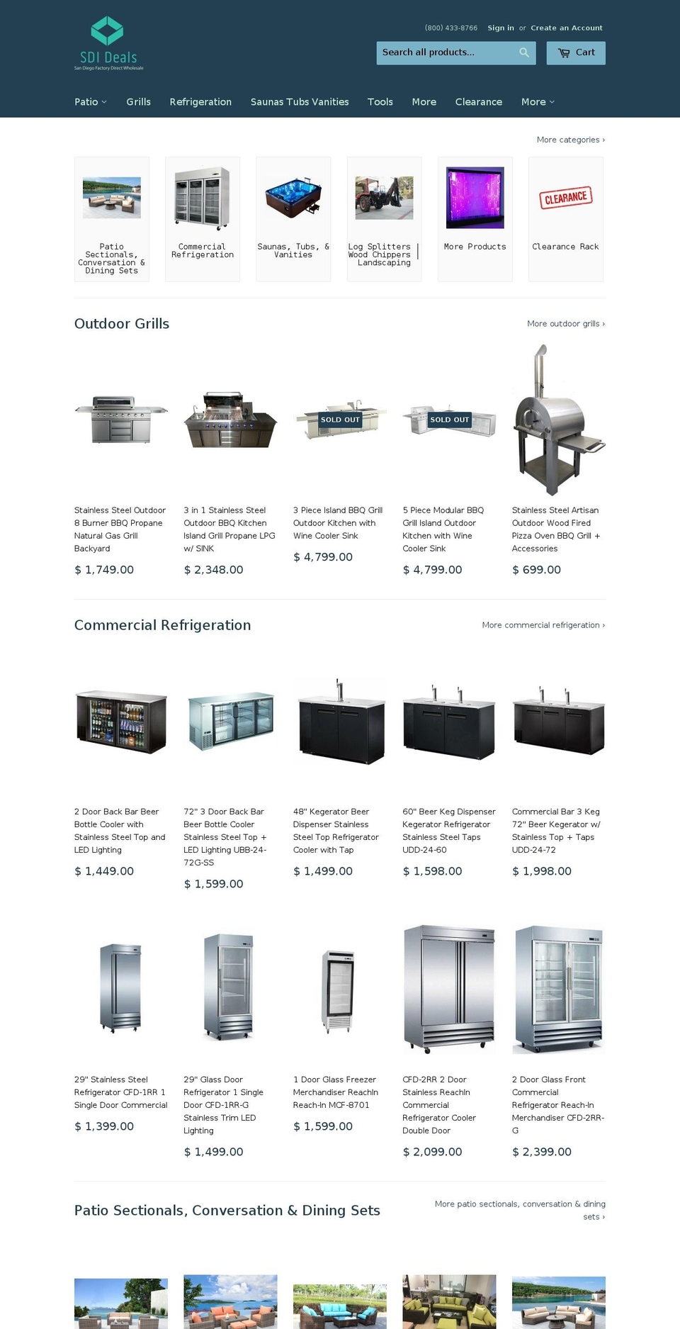 sdideals.com — Shopify storefront screenshot