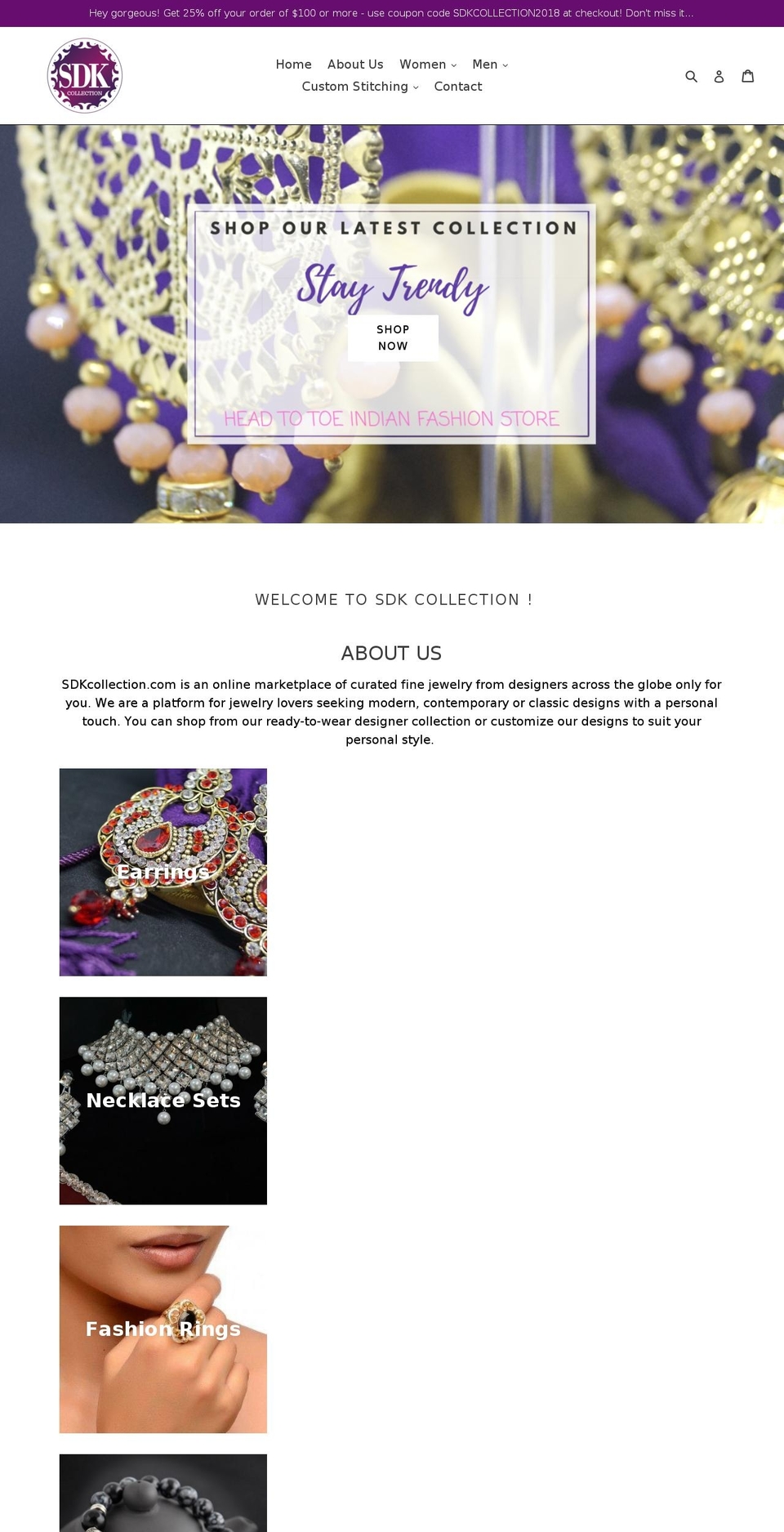 sdkcollection.com — Shopify storefront screenshot