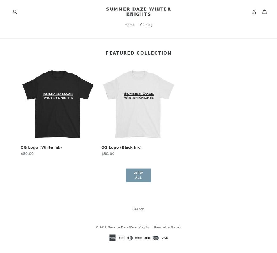 sdwkclothing.com — Shopify storefront screenshot