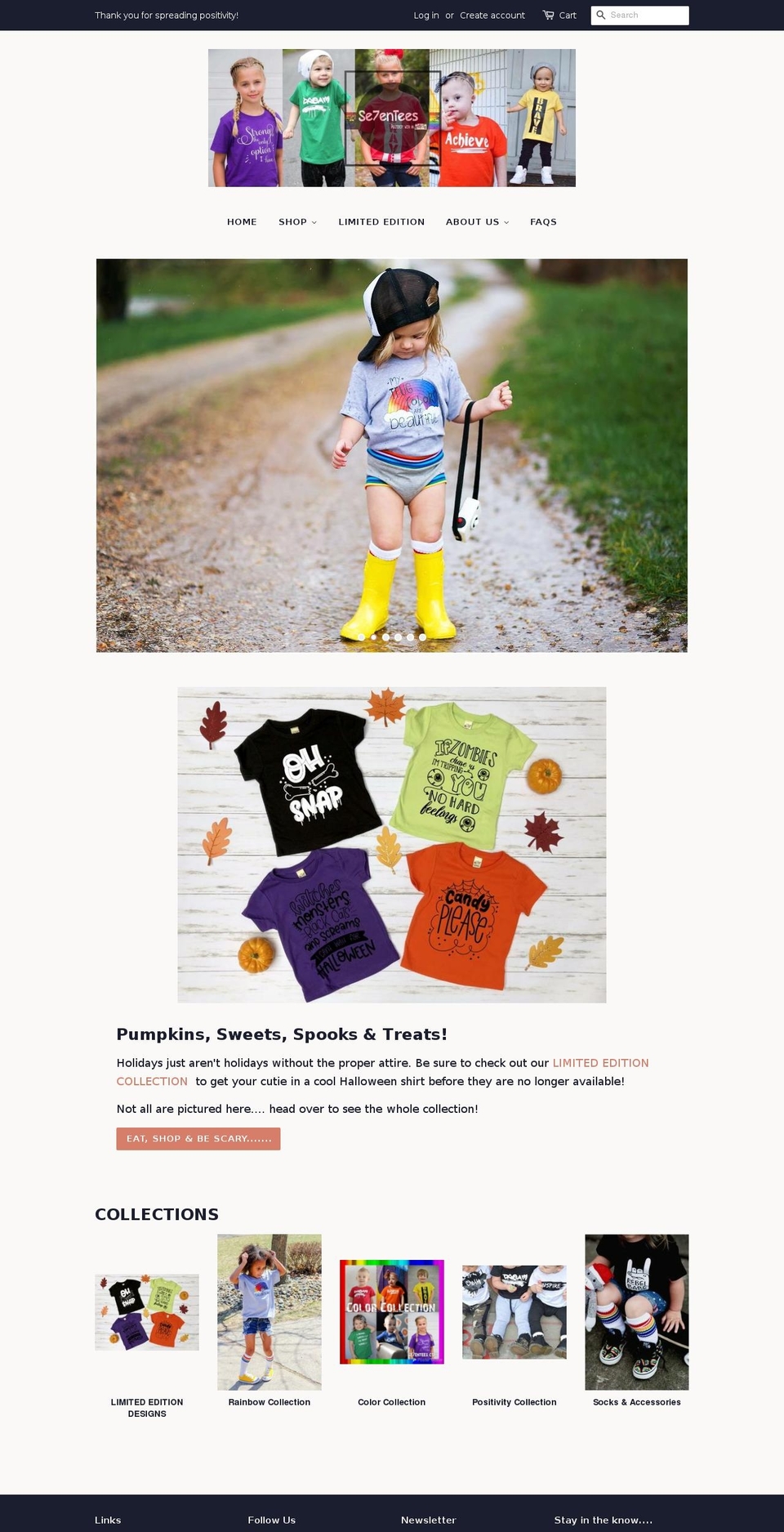 se7entees.com shopify website screenshot