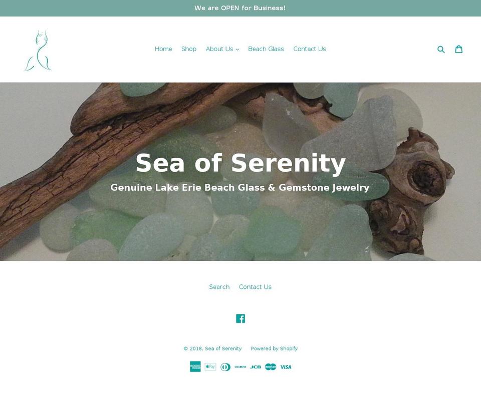 sea-of-serenity.com — Shopify storefront screenshot