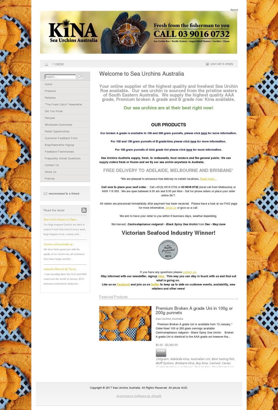 kina-myshopify-com-ivory-bright Shopify theme site example sea-urchins-australia.com