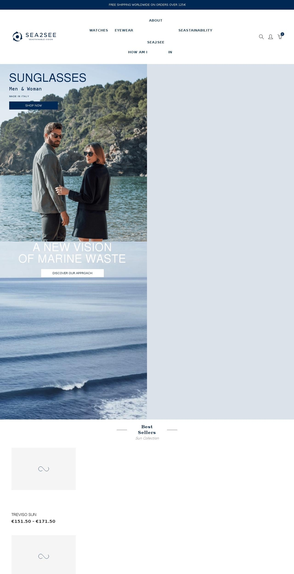 sea2see.org shopify website screenshot