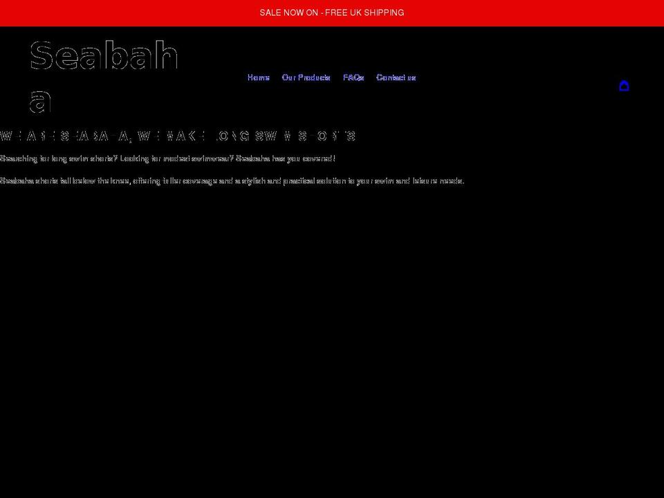 seabaha.com shopify website screenshot