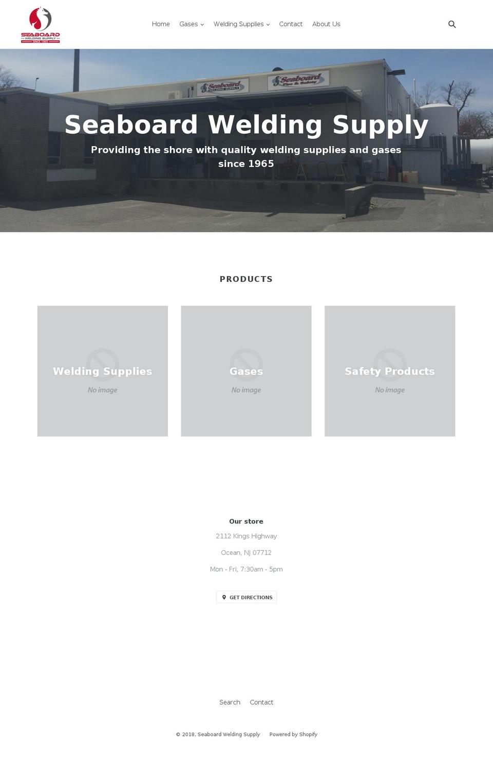 seaboardws.com shopify website screenshot